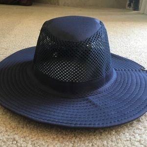 Adult Men’s Dark Blue hat with mesh top